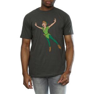 Peter Pan Mens Classic Flying Heather T-Shirt / Light Graphite